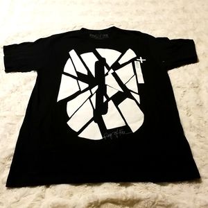 Ring of Fire Black/White Tshirt size Medium NWOT